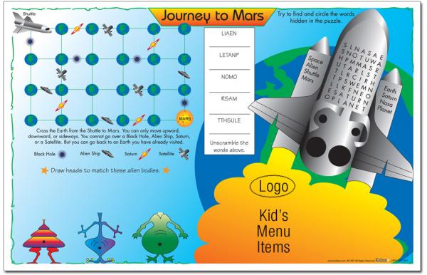 Journey To Mars Placemat