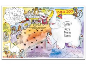 Zoo Menu / Booklet