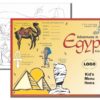 Egypt Theme Kids Menu Placemat