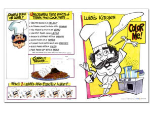 Luigi's Kitchen Menu / Booklet